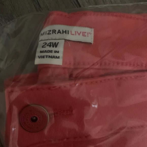 NWT ISAAC MIZRAHI ICON GRACE ANKLE JEANS 24W - Picture 12 of 12